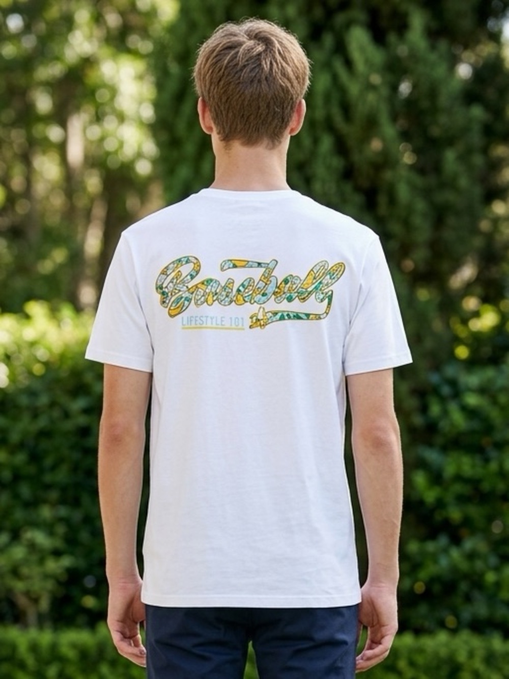 NWT Baseball Lifestyle 101 Adult White Graphic Tee Shirt Banana Tee - Size XL